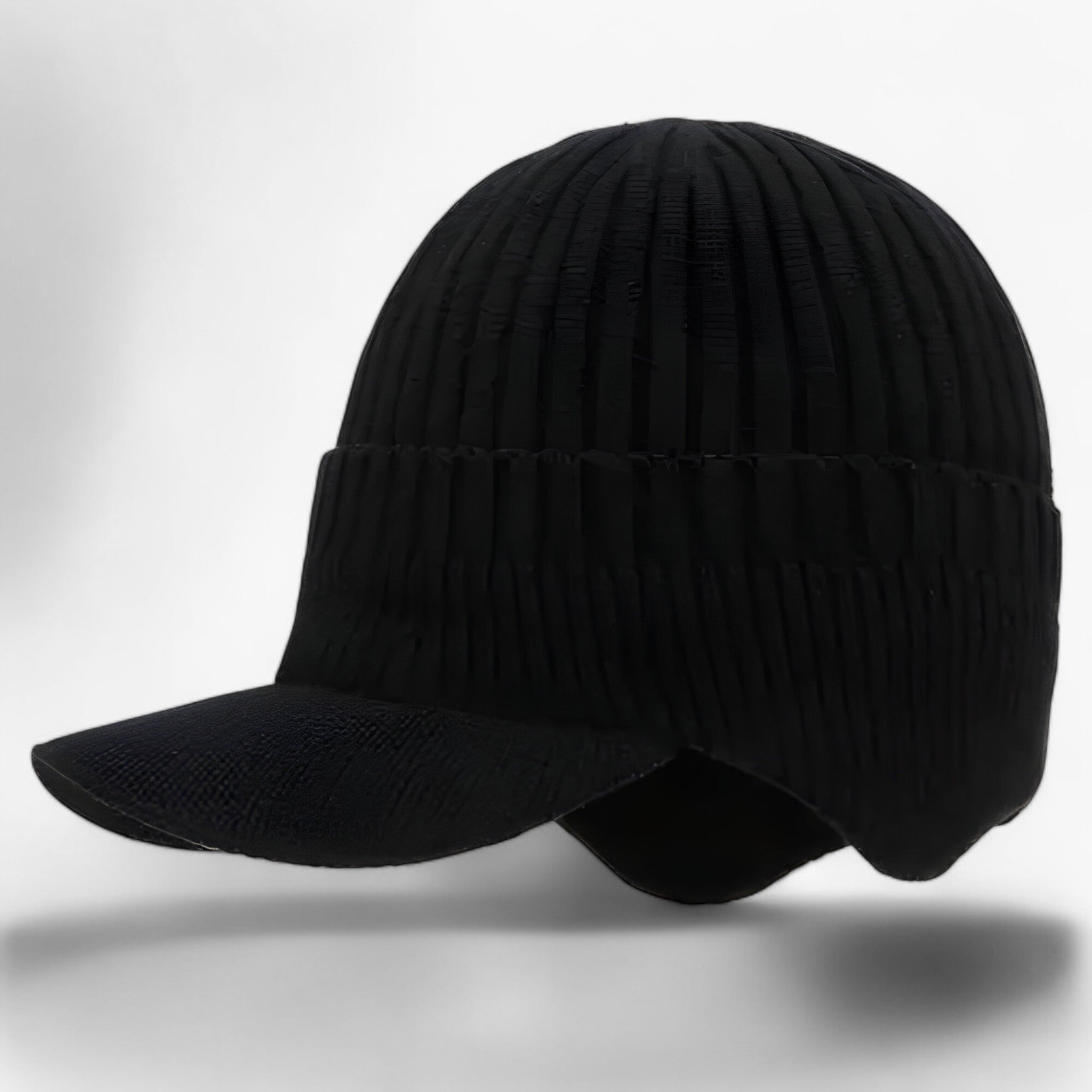 Gebreide Wintermuts met Klep – Warm & Stijlvol voor Koude Dagen