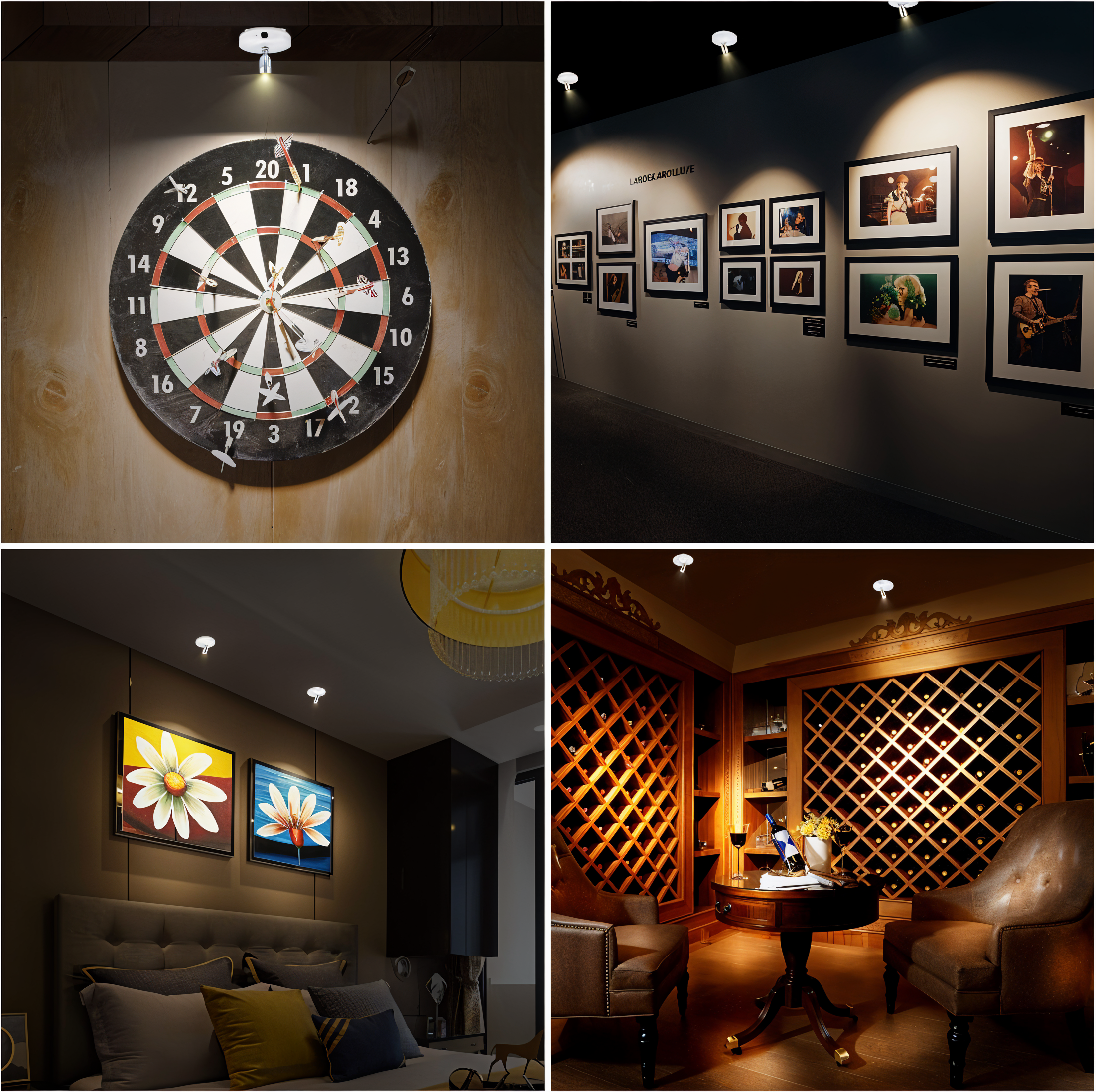 Sfeervolle plantspotlamp – Decoratieve accentverlichting voor binnen