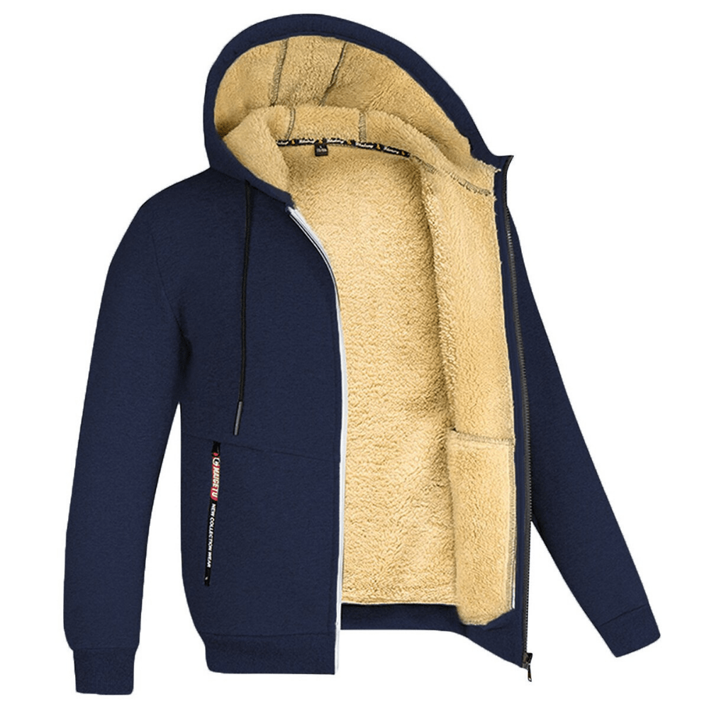 Heren Hoodie met Warme Voering – Comfortabele Winter Hoodie met Capuchon