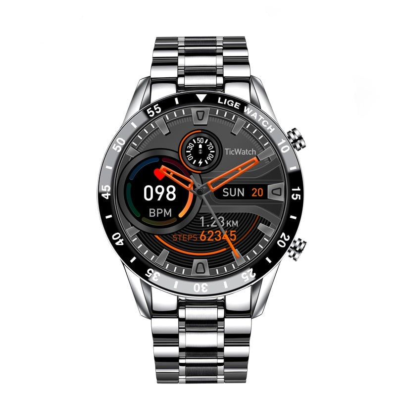 Smartwatch voor Mannen | Multisport & Gezondheidstracker | Bluetooth Bellen