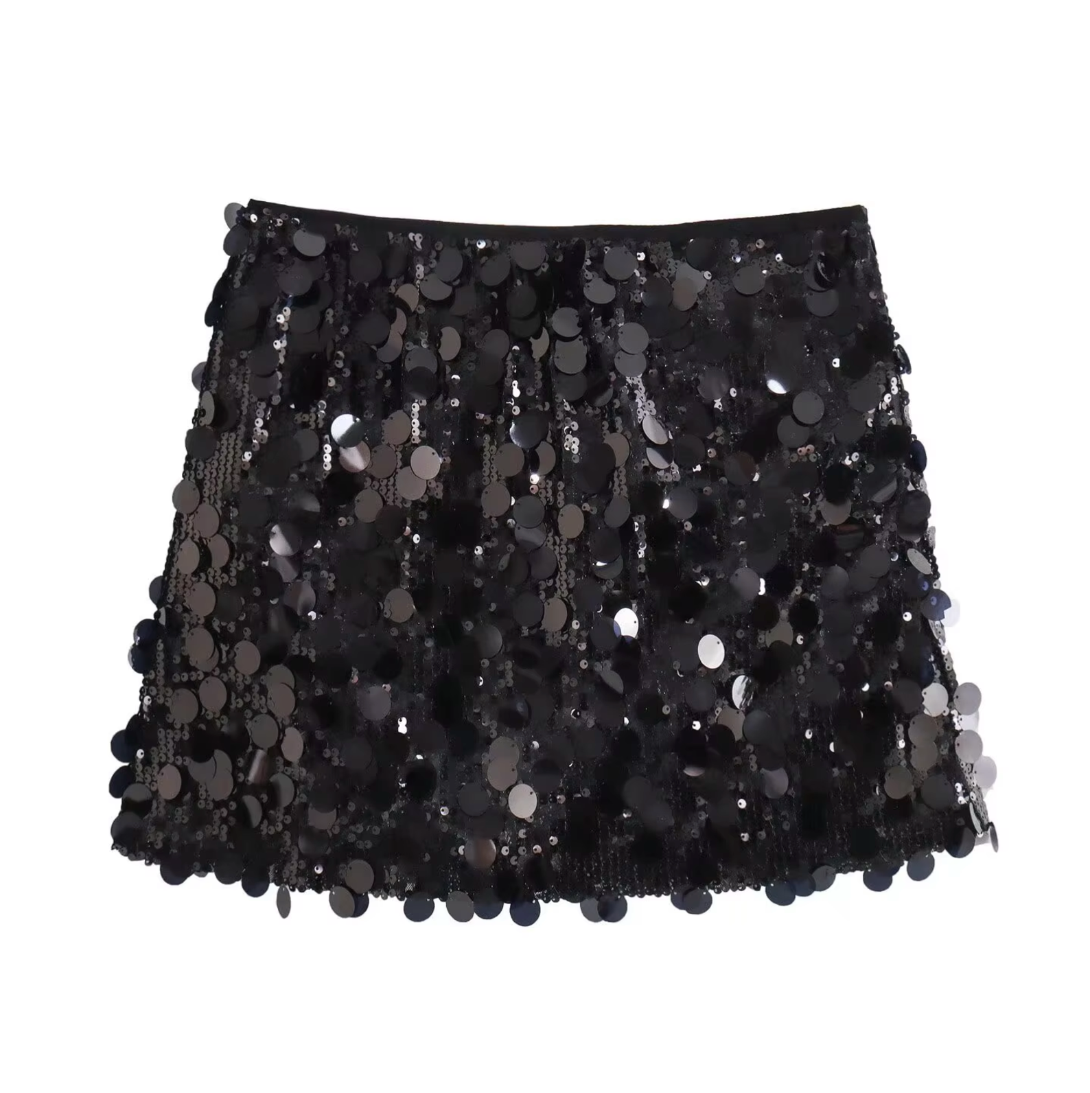 Luxueuze Pailletten Minirok voor Feestelijke Gelegenheden