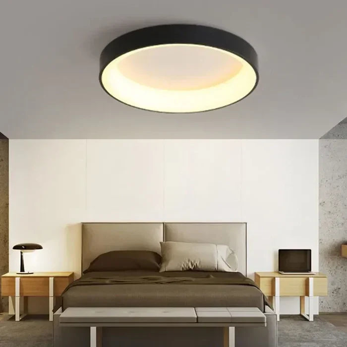 Ronde LED Plafondlamp - Scandinavisch Design, Duurzaam & Sfeervol Licht voor Thuis