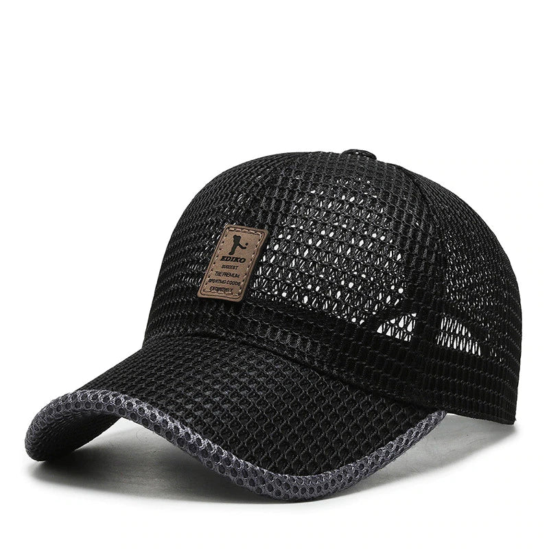 Ademende Zomerpet | Verstelbare Snapback voor Outdooractiviteiten