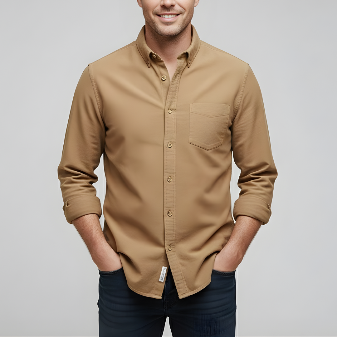 Heren Overhemd Klassiek Regular Fit – Casual & Zakelijk