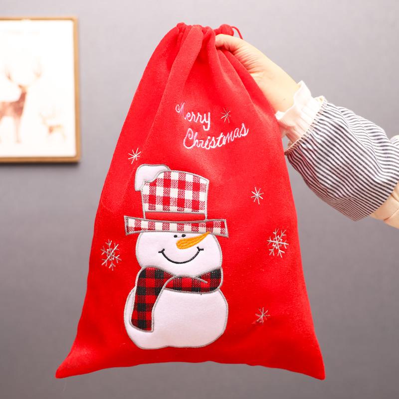 Kerst Gift Bag – Decoratieve Cadeautas Sneeuwman/Rendier/Kerstman