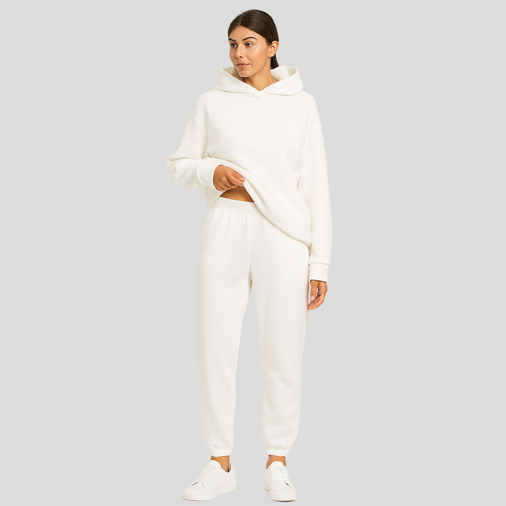 Dames Loungewear Set – Comfortabele Hoodie & Broek