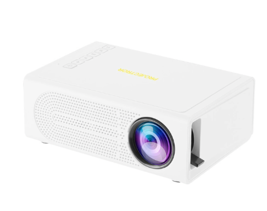 Mini Projector 3000 Lumen - Draagbaar, HDTV & USB, Perfect voor Thuisbioscoop & Buitenfilms