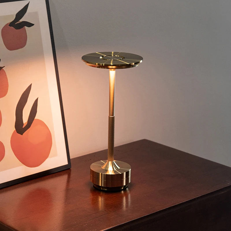 Draadloze Oplaadbare Stijlvolle Touchlamp voor Sfeerverlichting