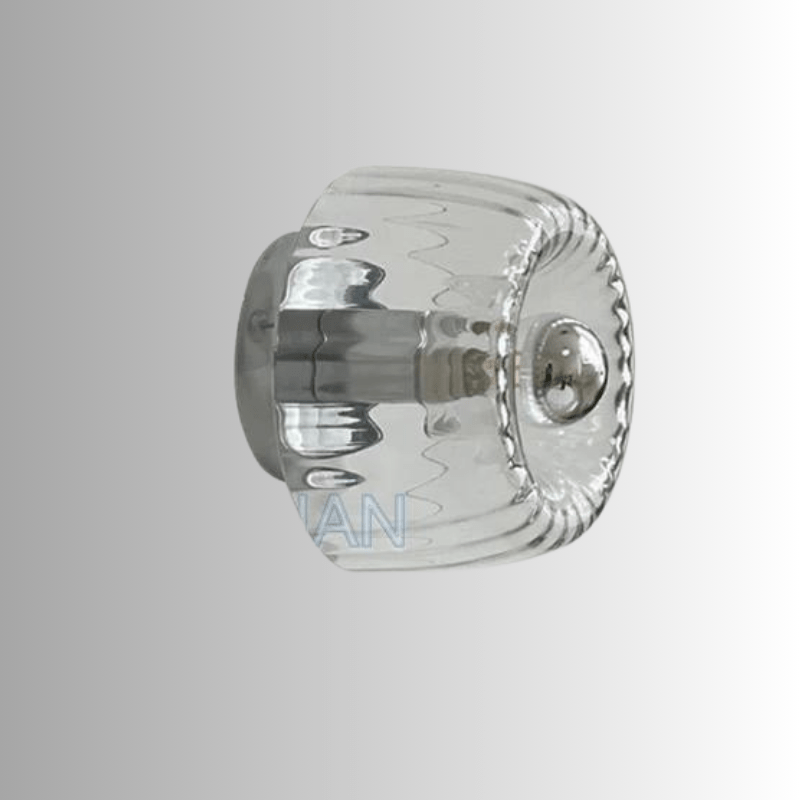 Moderne Wandlamp van Glas en Metaal voor Scandinavisch Interieur-mezamstore.nl