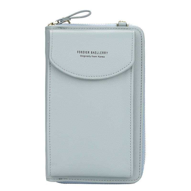 Elegante en Ruime Crossbody Handtas met Ritsvakken