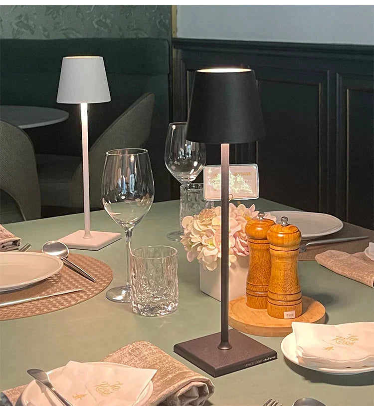 Draadloze Oplaadbare Tafellamp met Dimbare LED Verlichting