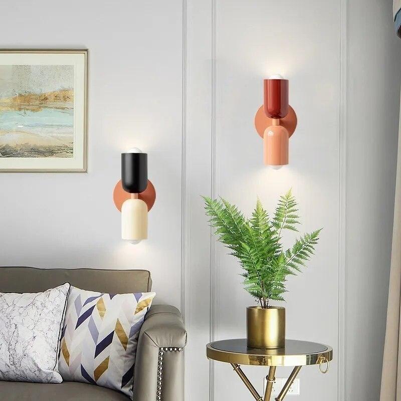 Dubbele Wandlamp in Scandinavische Stijl Glas