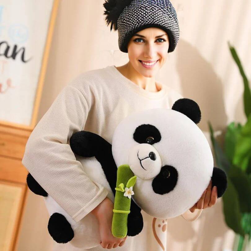 Kussenvriend Panda Plüschtier - Superzacht en Veilig-mezamstore.nl