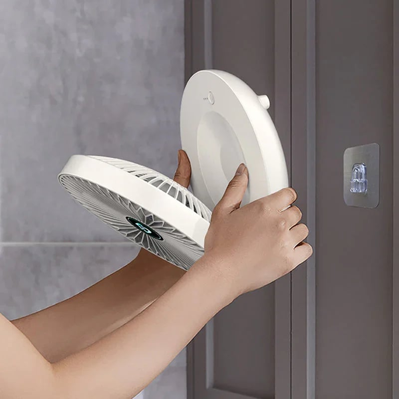 Elegante Draagbare Ventilator | Stijlvolle, Opvouwbare Ventilator voor Comfort