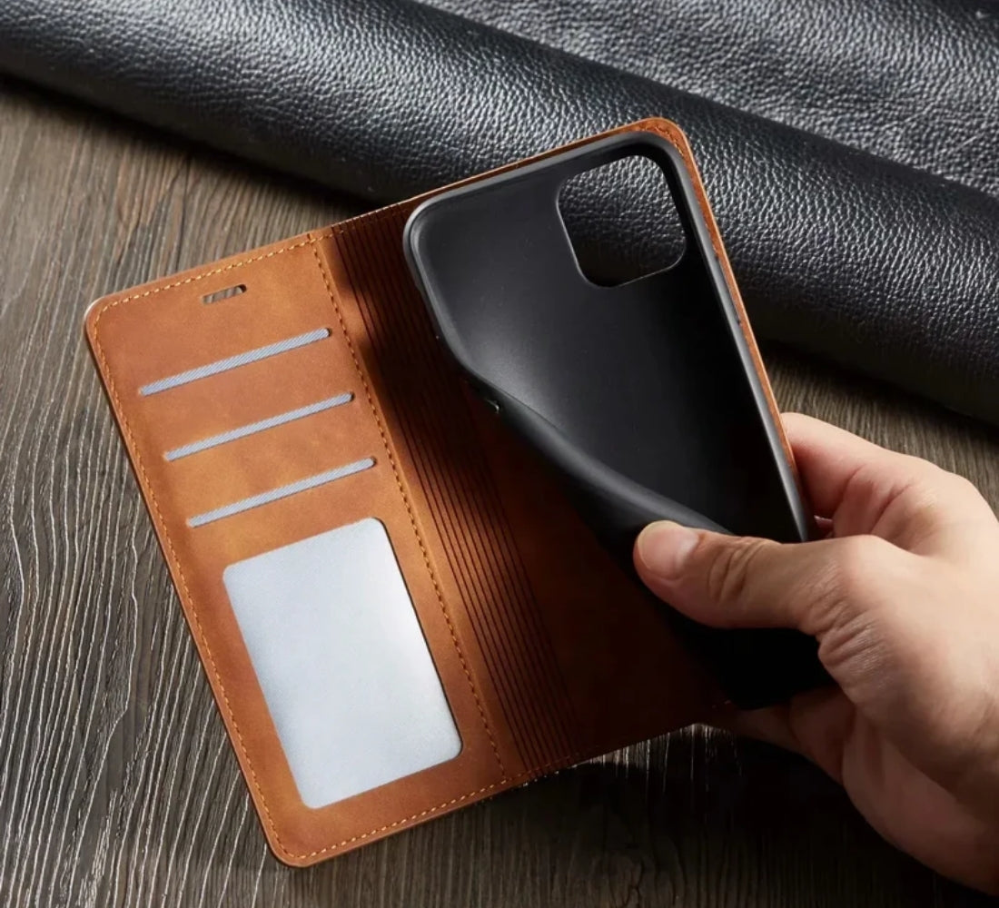 Wallet Telefoonhoes met Kaartvakken & Magneetfunctie – Bookcase Cover