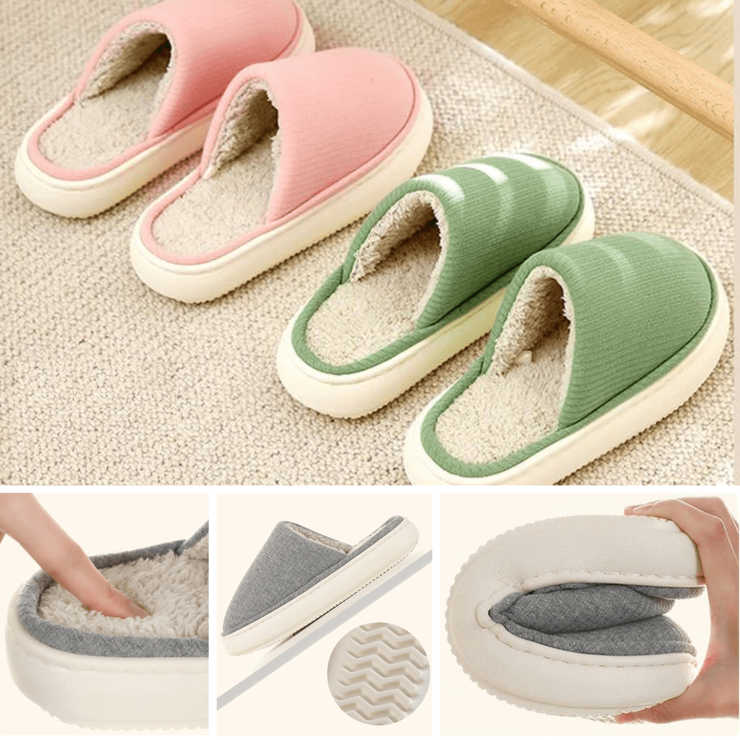 Ultra-Zachte Winterpantoffels – Warm & Comfortabel Thuis