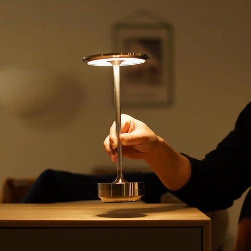 Draadloze USB Oplaadbare LED Tafellamp met Smart Touch
