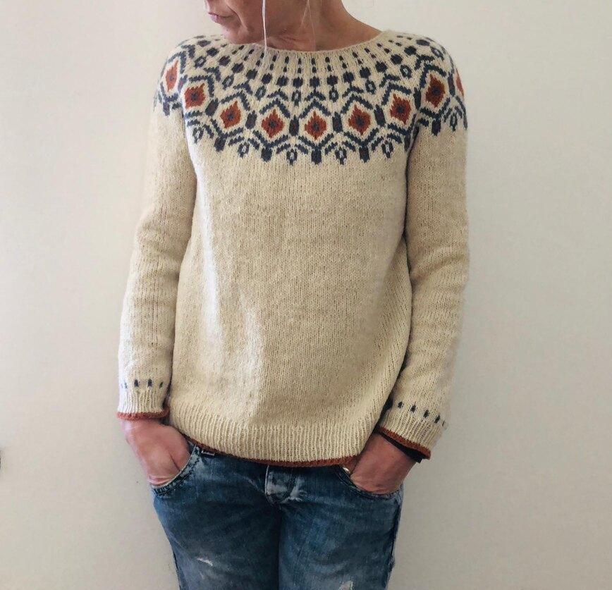 Uniek en Elegant Herfstpullover voor Dames-mezamstore.nl