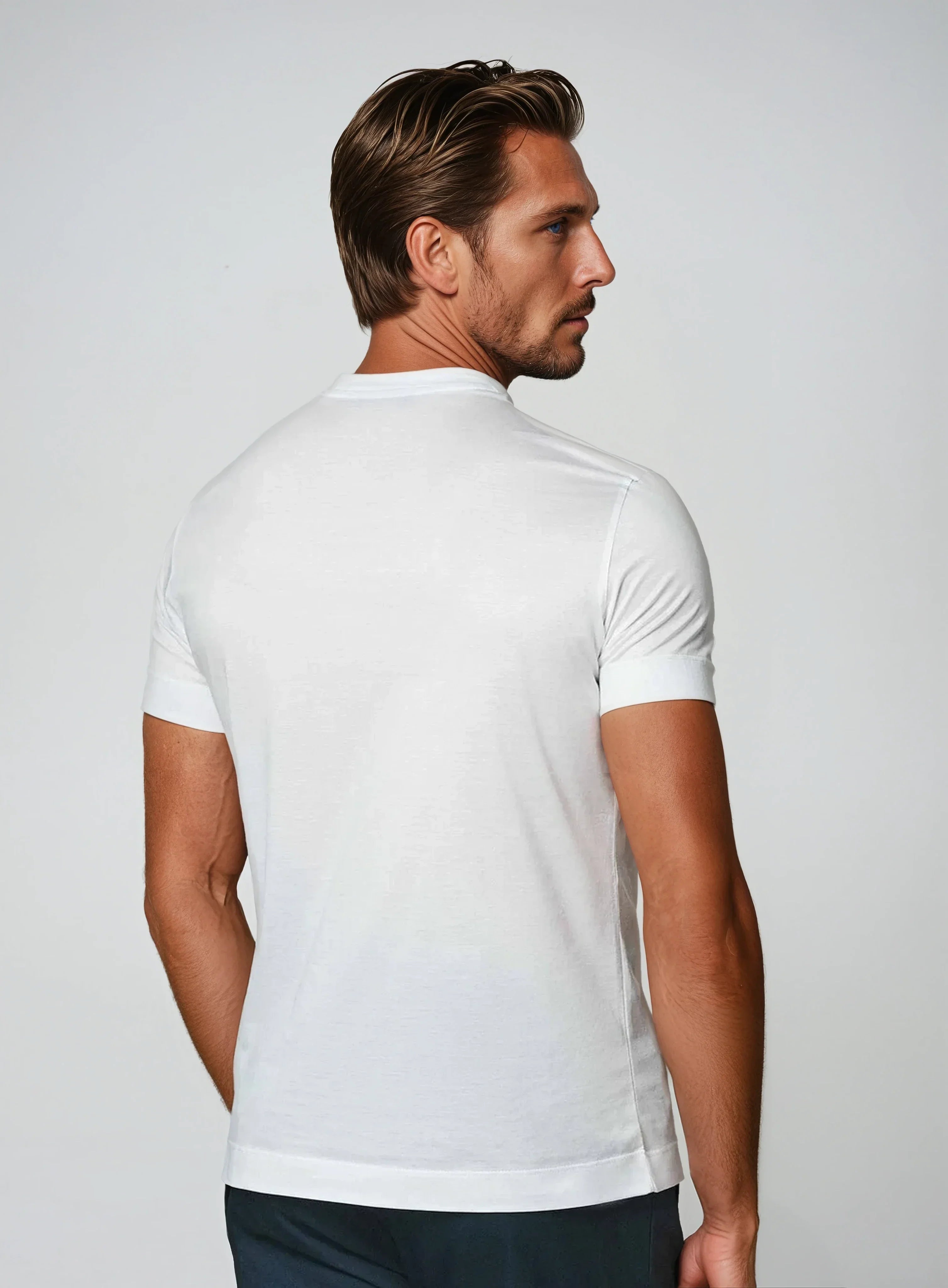 Heren Basic T-Shirt – Comfortabel Slim Fit Shirt