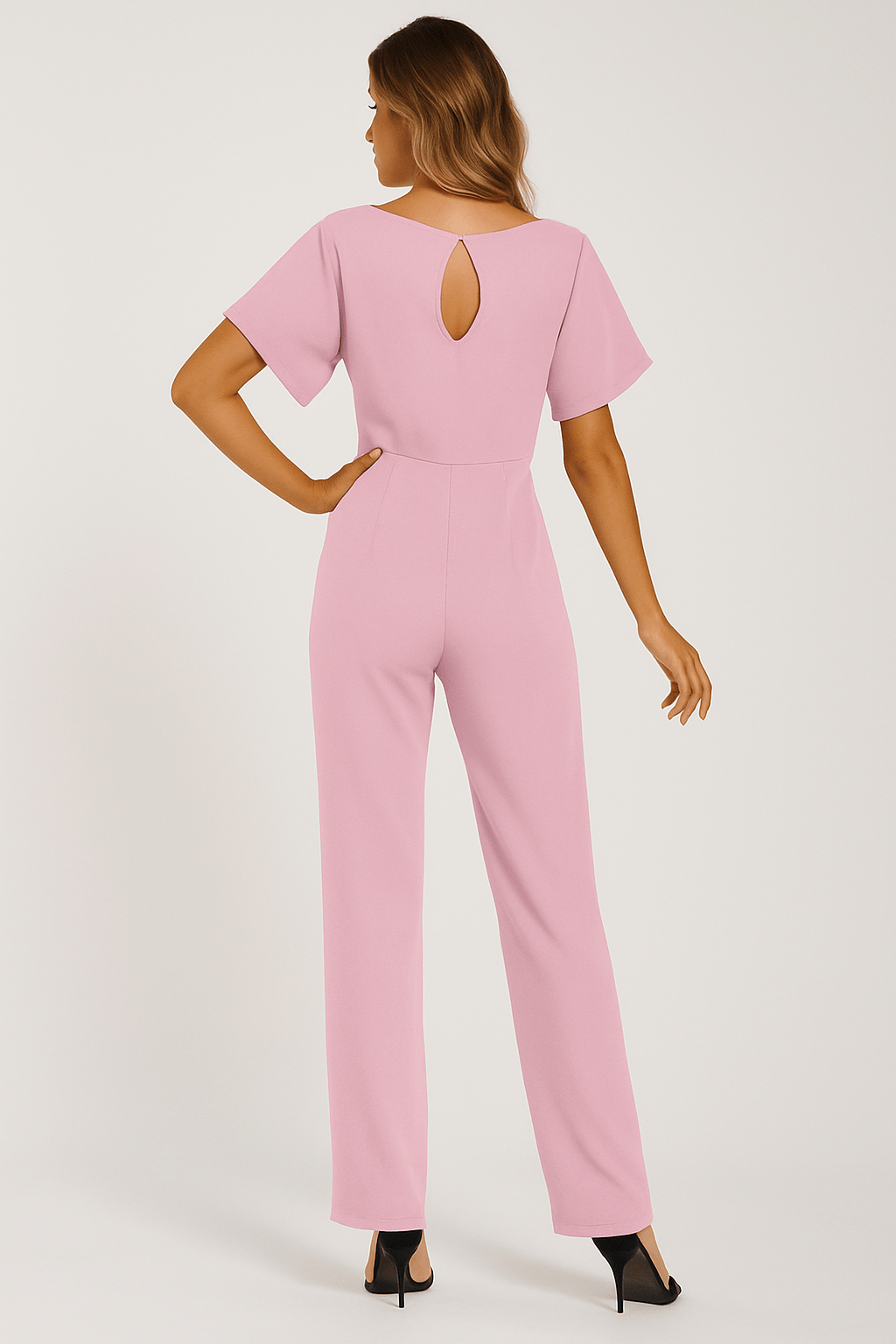 Jumpsuit met Verstelbare Tailleband en Elegante Pasvorm