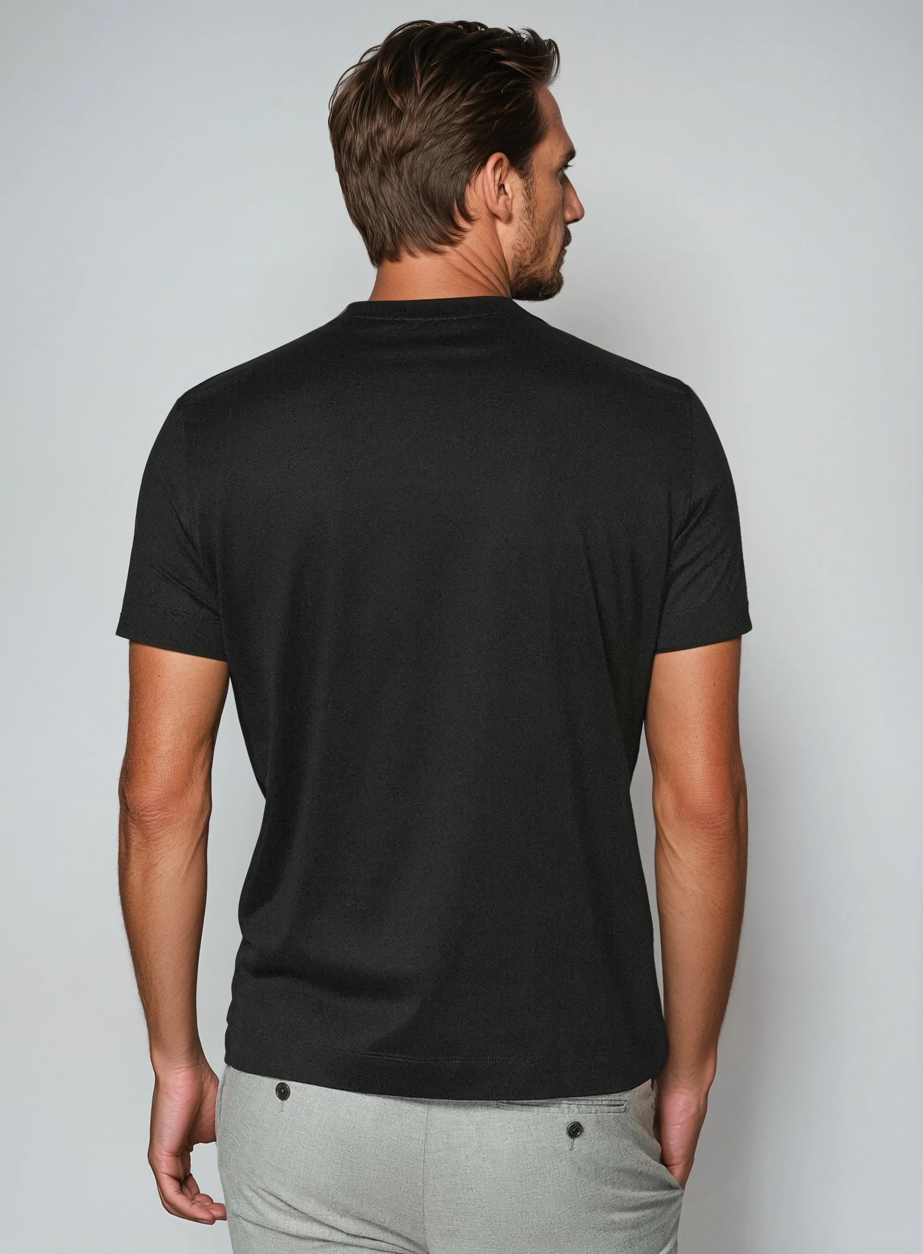 Heren Basic T-Shirt – Comfortabel Slim Fit Shirt