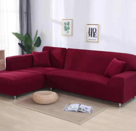 Rekbare L-Bank Hoes – Beschermende & Elastische Sofa Cover