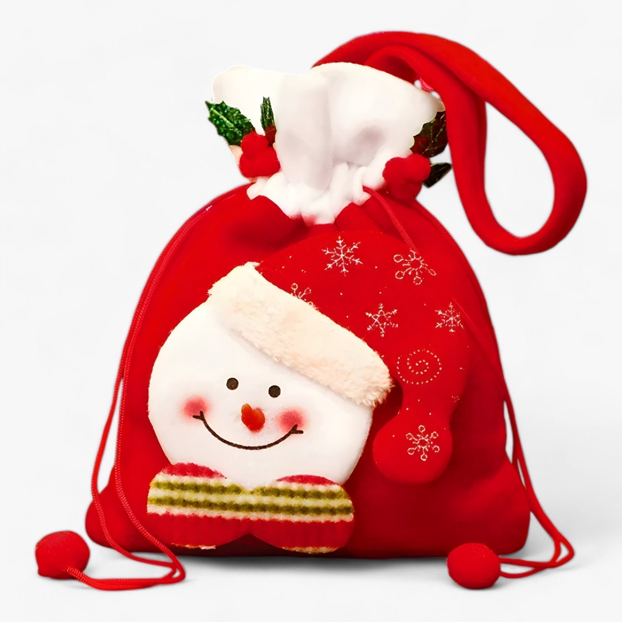 Kerst Cadeautasje met 3D-Figuur – Feestelijke Gift Bag voor December