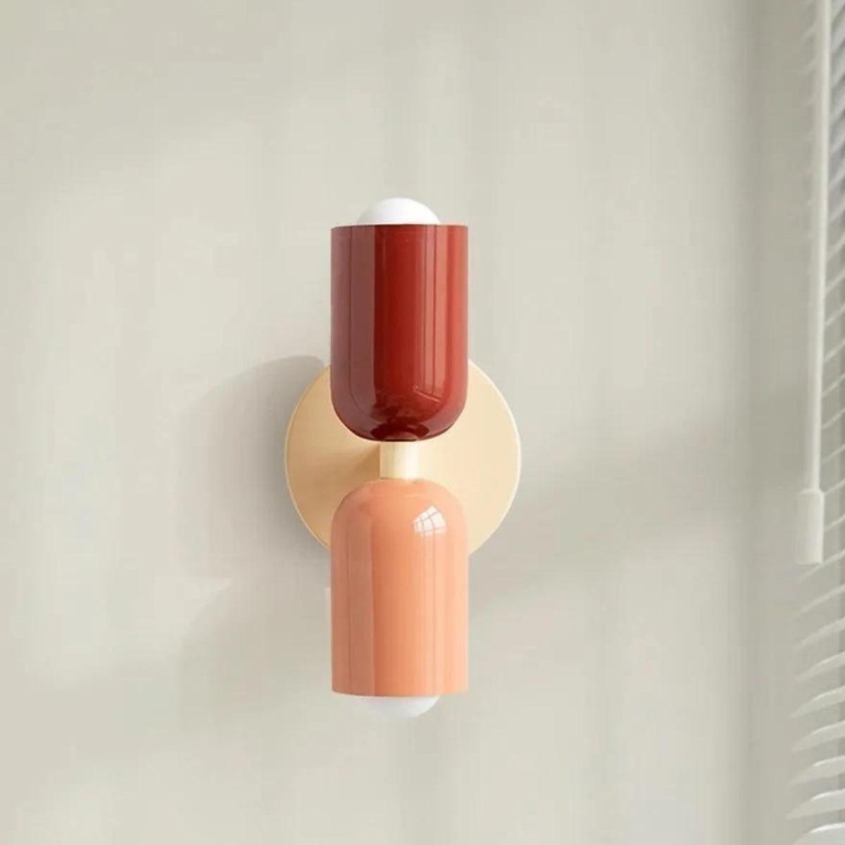 Dubbele Wandlamp in Scandinavische Stijl Glas