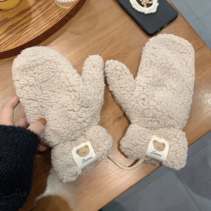 Teddy Wanten voor Dames – Zachte Warme Winterhandschoenen