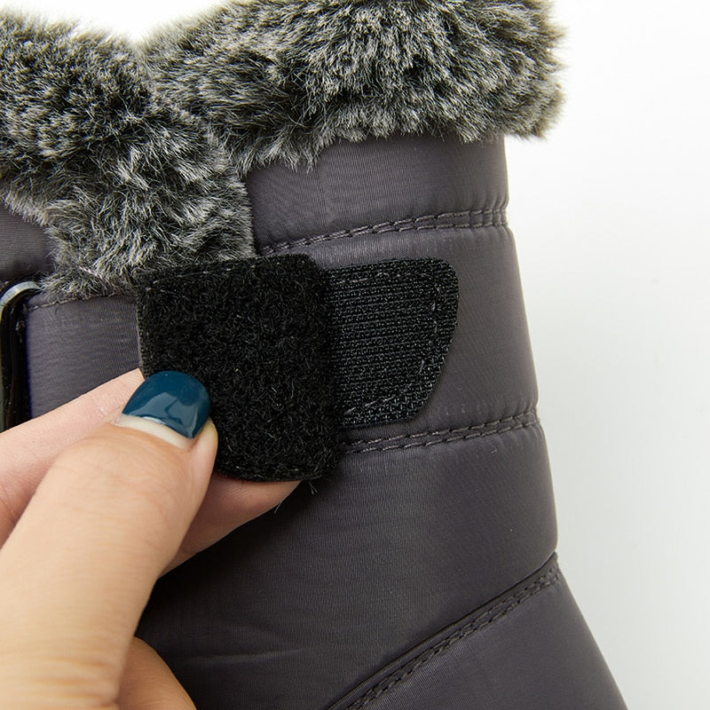 Dames winterboots – Warme korte laarzen met zachte voering