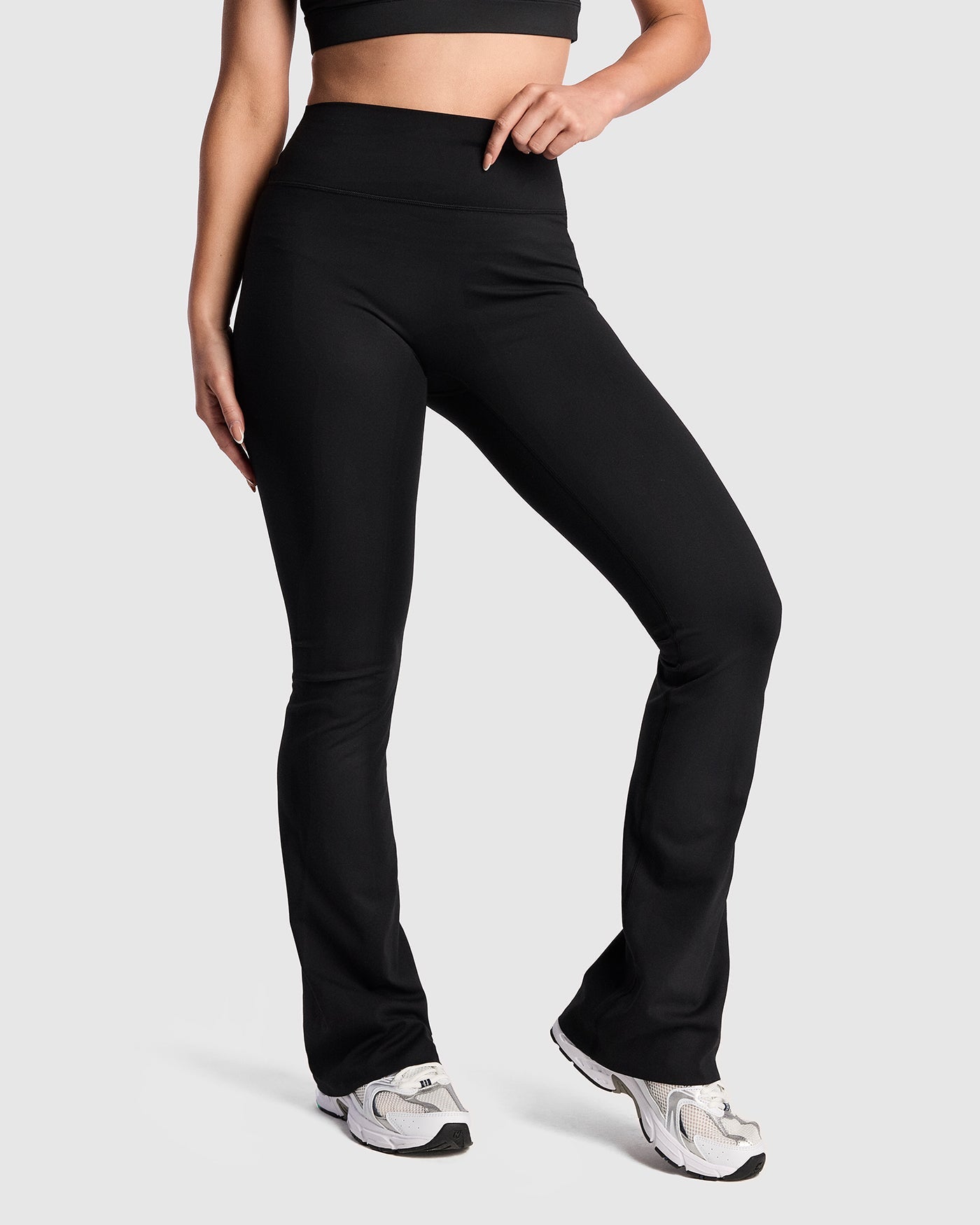 Dames Flared Sportlegging – Comfortabele Fitness & Yoga Broek
