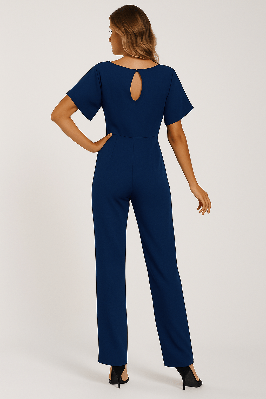 Jumpsuit met Verstelbare Tailleband en Elegante Pasvorm