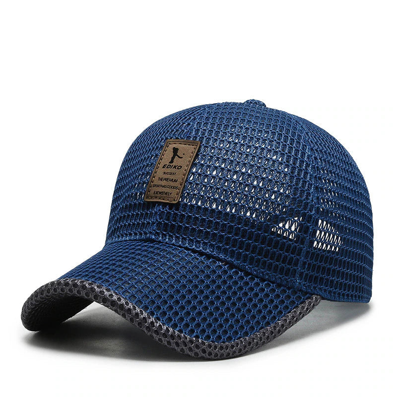 Ademende Zomerpet | Verstelbare Snapback voor Outdooractiviteiten