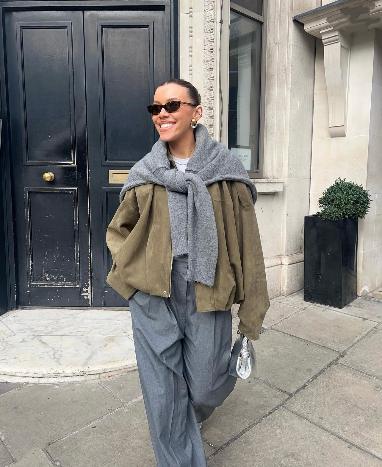 Oversized Sherpa Bomber – Casual Damesjas met Modieuze Pasvorm