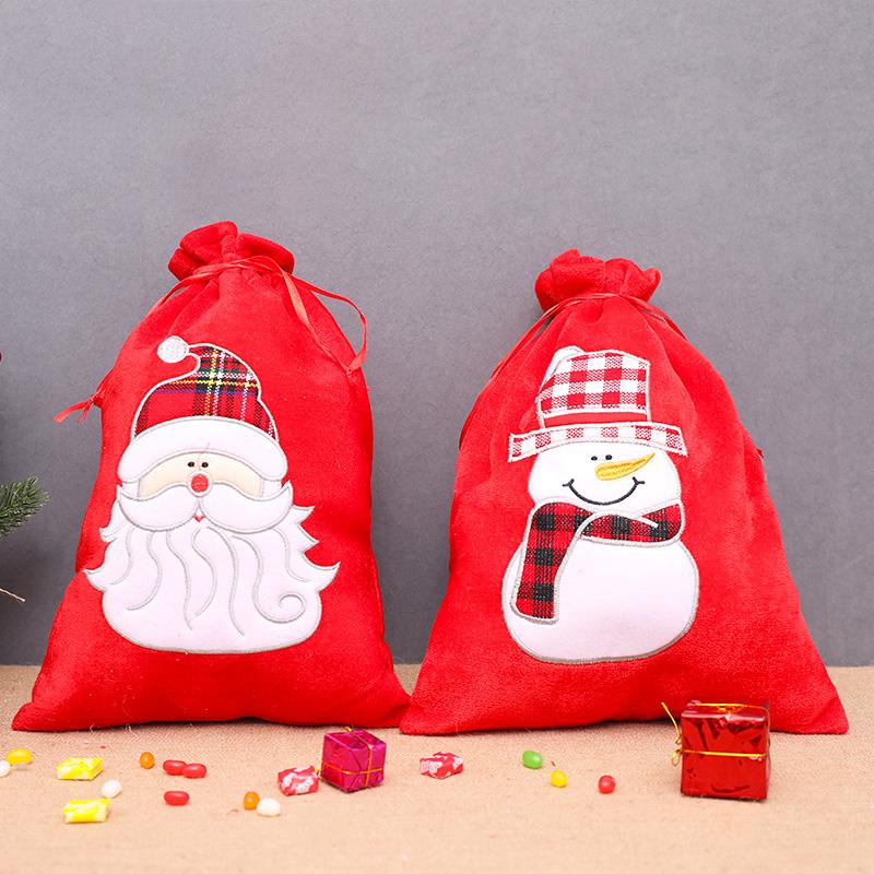 Kerst Gift Bag – Decoratieve Cadeautas Sneeuwman/Rendier/Kerstman