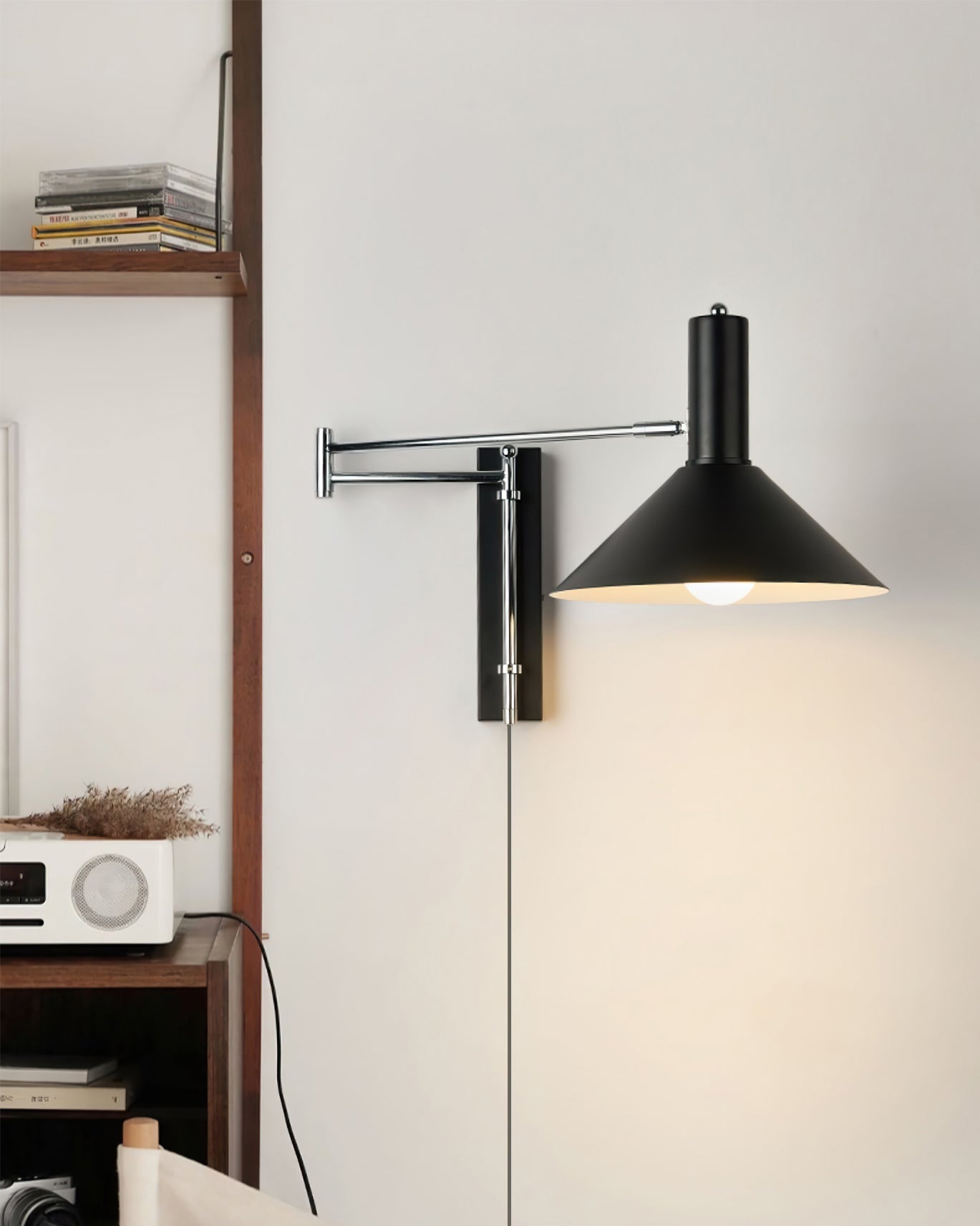 Verstelbare Minimalistische Wandlamp voor Slaapkamer en Woonkamer