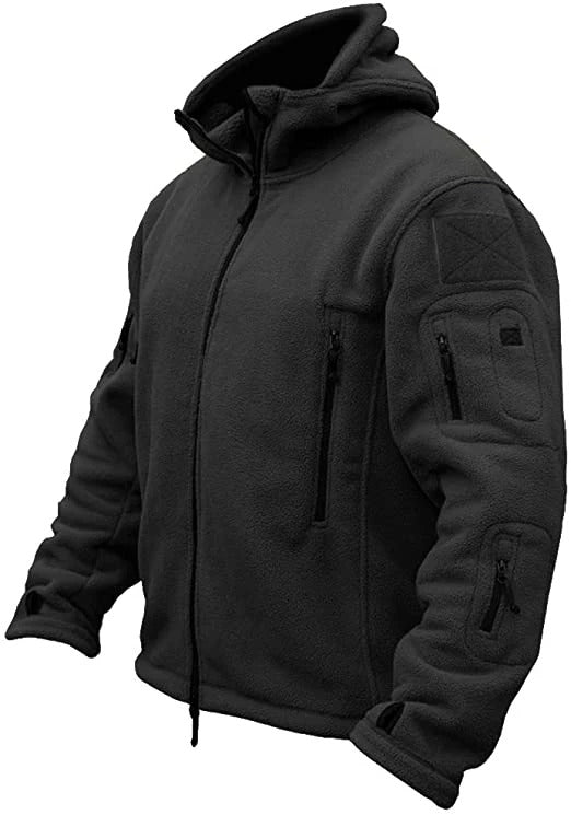 Hooded thermo-fleece jacke voor comfort en functionaliteit-mezamstore.nl