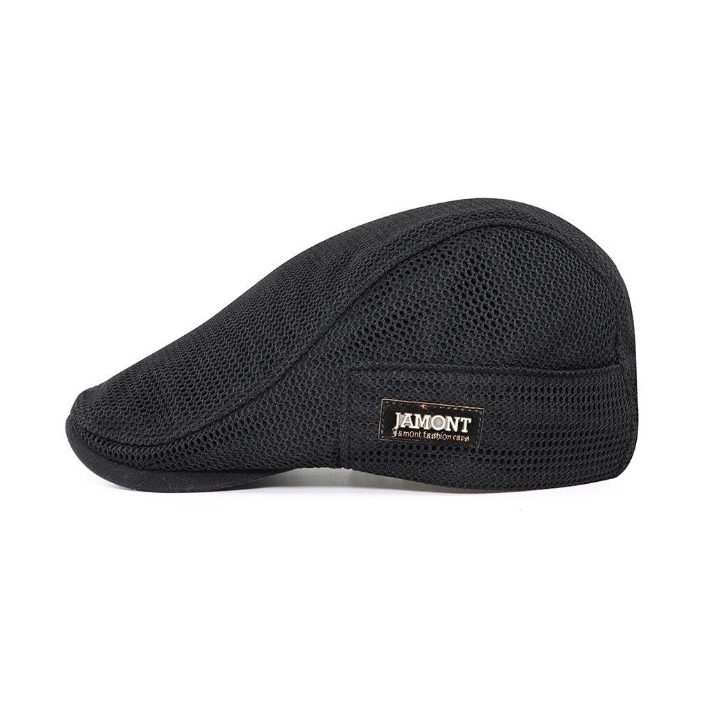 Heren Ademend Flatcap – Lichtgewicht Zomerpet