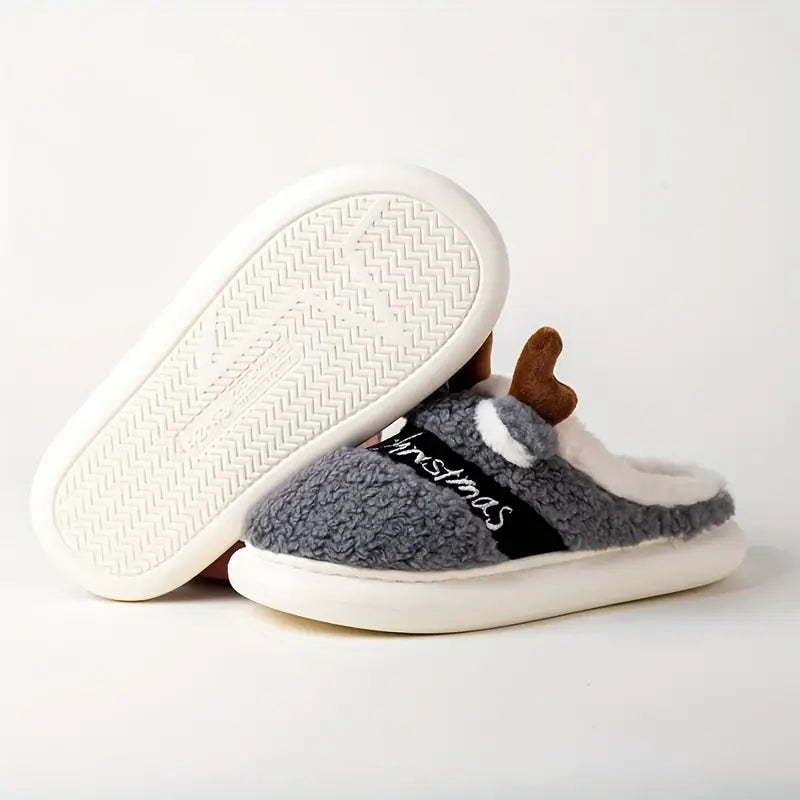 Kerst Rendier Pantoffels – Warme en Zachte Winter Slippers