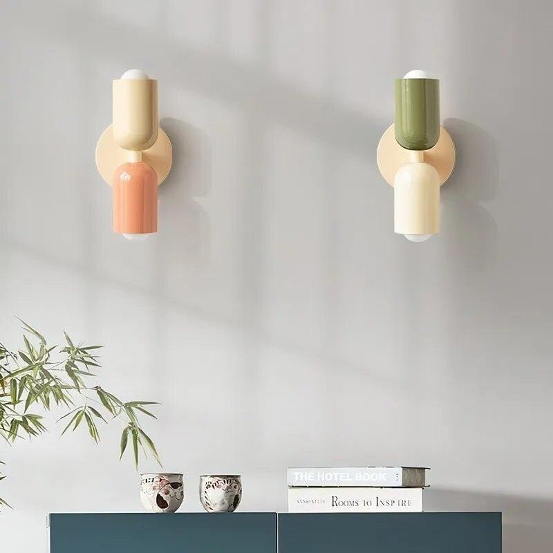Dubbele Wandlamp in Scandinavische Stijl Glas