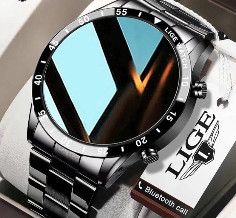 Smartwatch voor Mannen | Multisport & Gezondheidstracker | Bluetooth Bellen