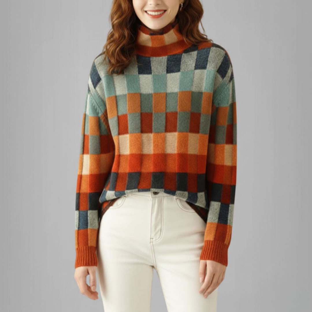 Dames Coltrui Patchwork – Luxe & Tijdloos Design