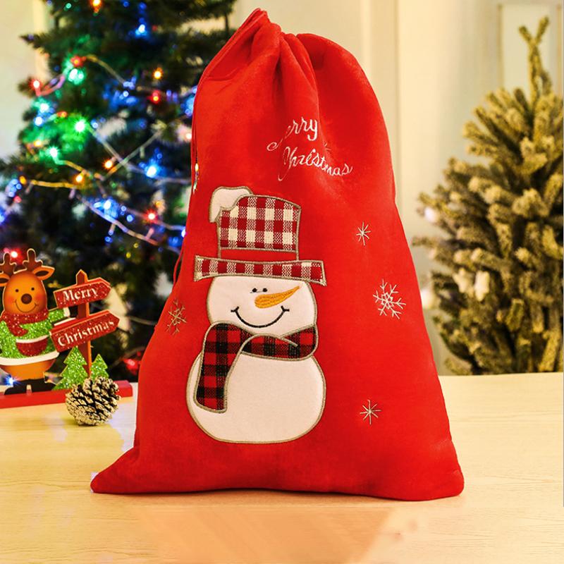 Kerst Gift Bag – Decoratieve Cadeautas Sneeuwman/Rendier/Kerstman