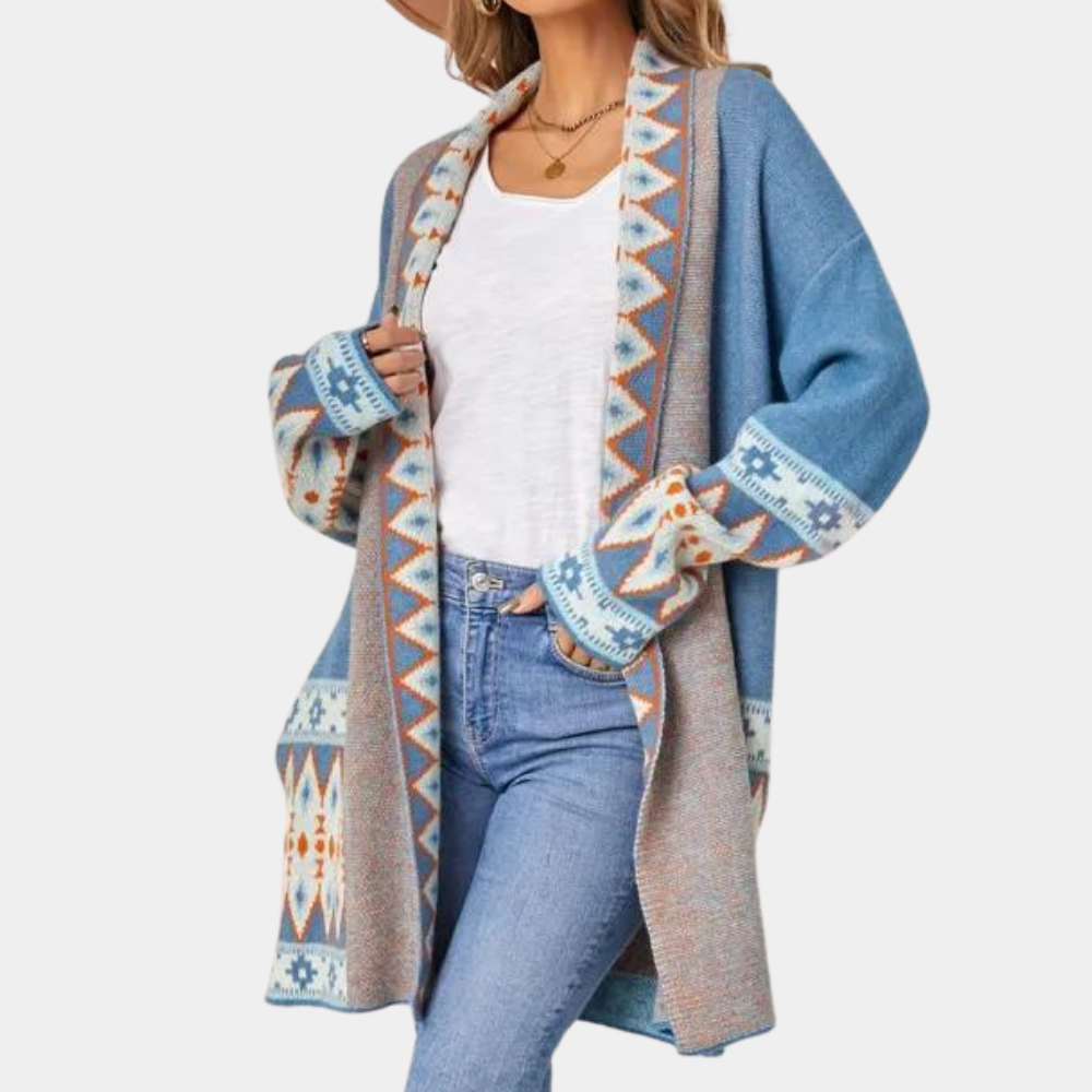 Boho-Stijl Dames Trui voor Comfort en Warmte-mezamstore.nl