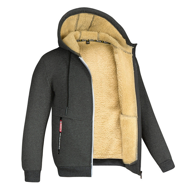 Lammwollen Kapuzenpullover voor heren - Warm en stijlvol-mezamstore.nl