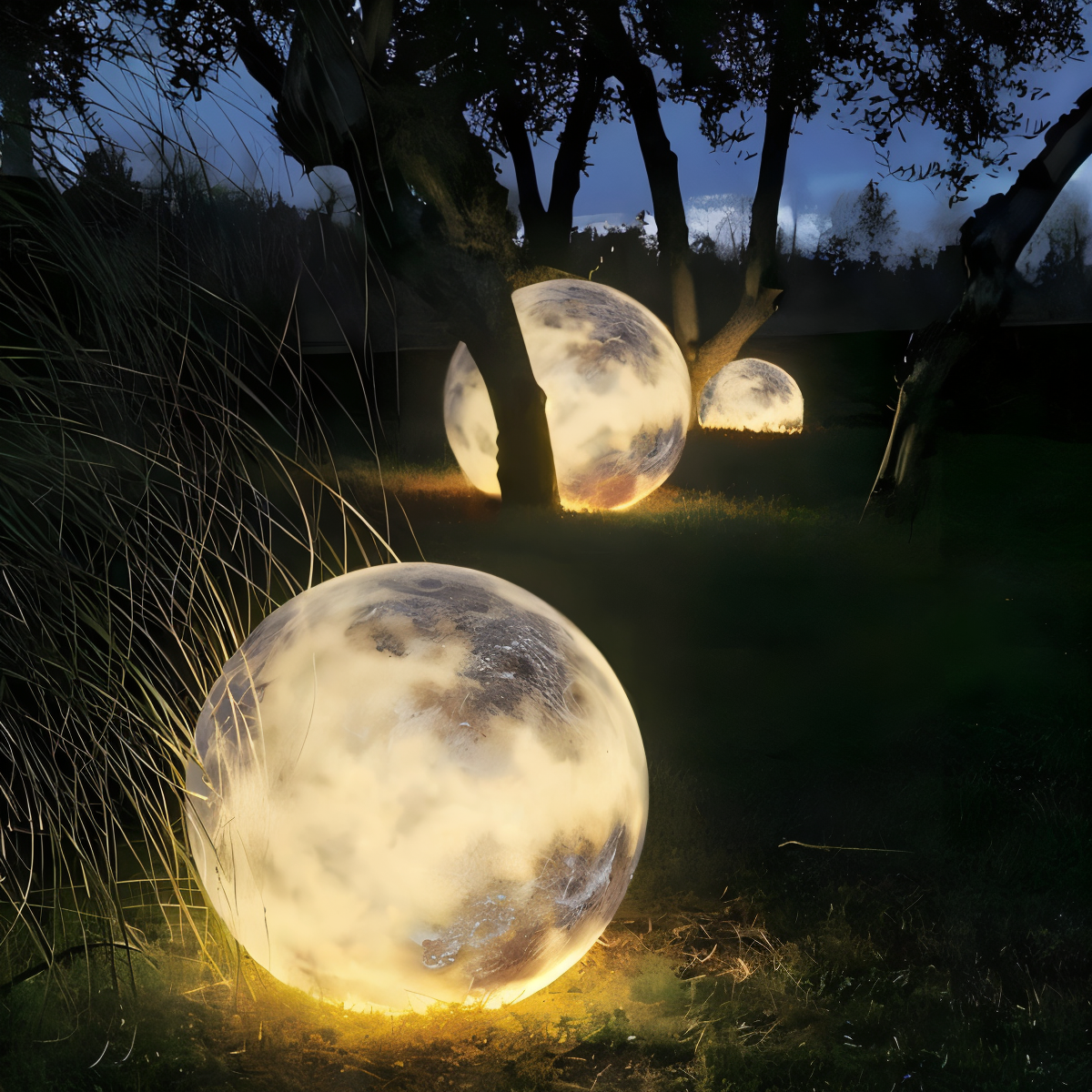 Sfeervolle maanlamp voor buiten – Decoratieve tuinverlichting