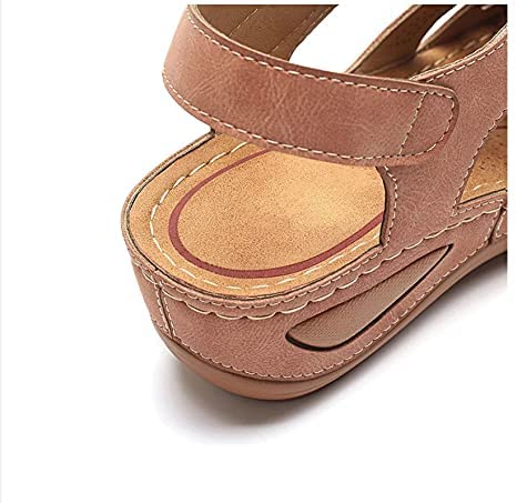 Comfortabele Slip-On Dames Sandalen met Sleehak