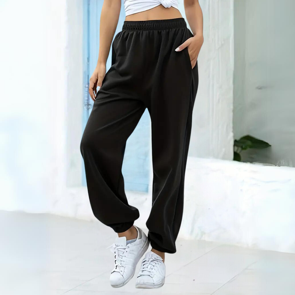 Dames Joggingbroek – Comfortabele Loungebroek met Elastische Taille