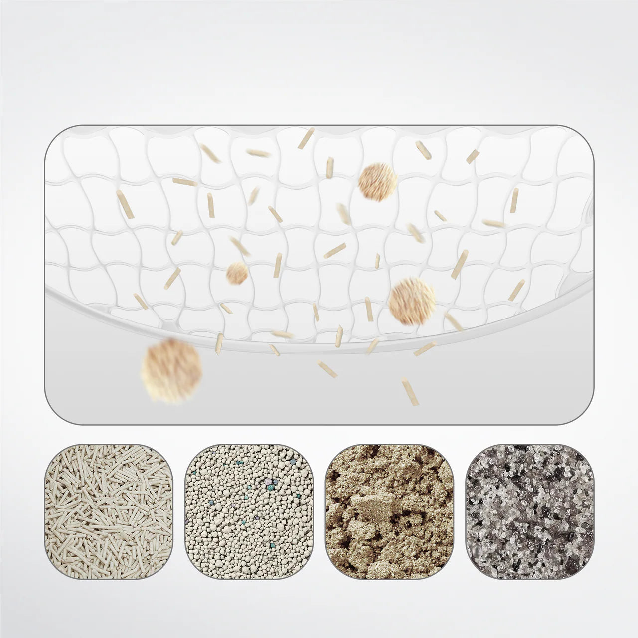 Moderne Gesloten Kattenbak met Compact & Stijlvol Design