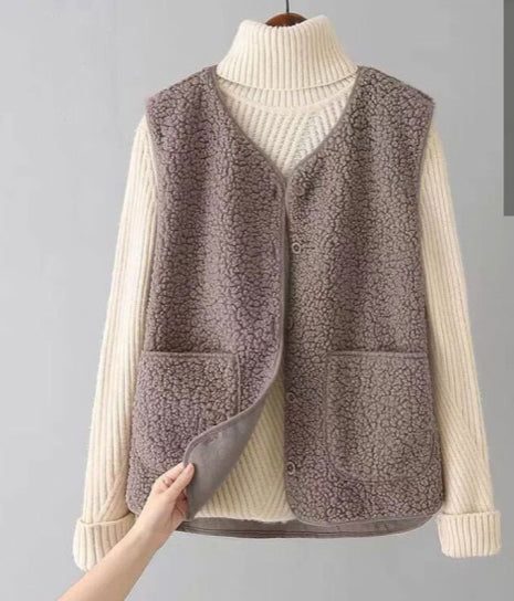 Dames Comfortabele Mouwloze Weste voor Elke Dag